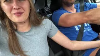 Blowjob on highway